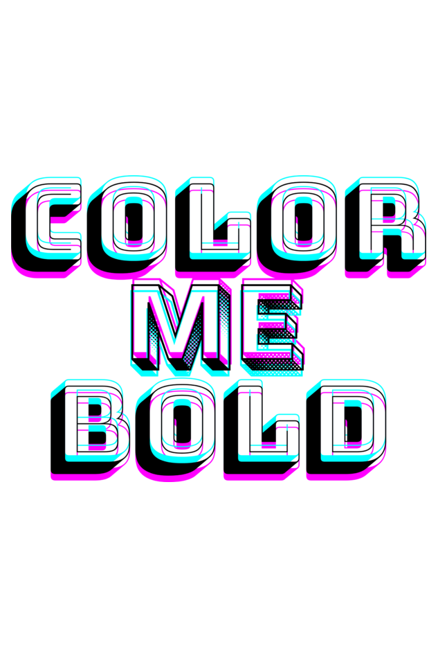 "Color Me Bold" Men's T-Shirt