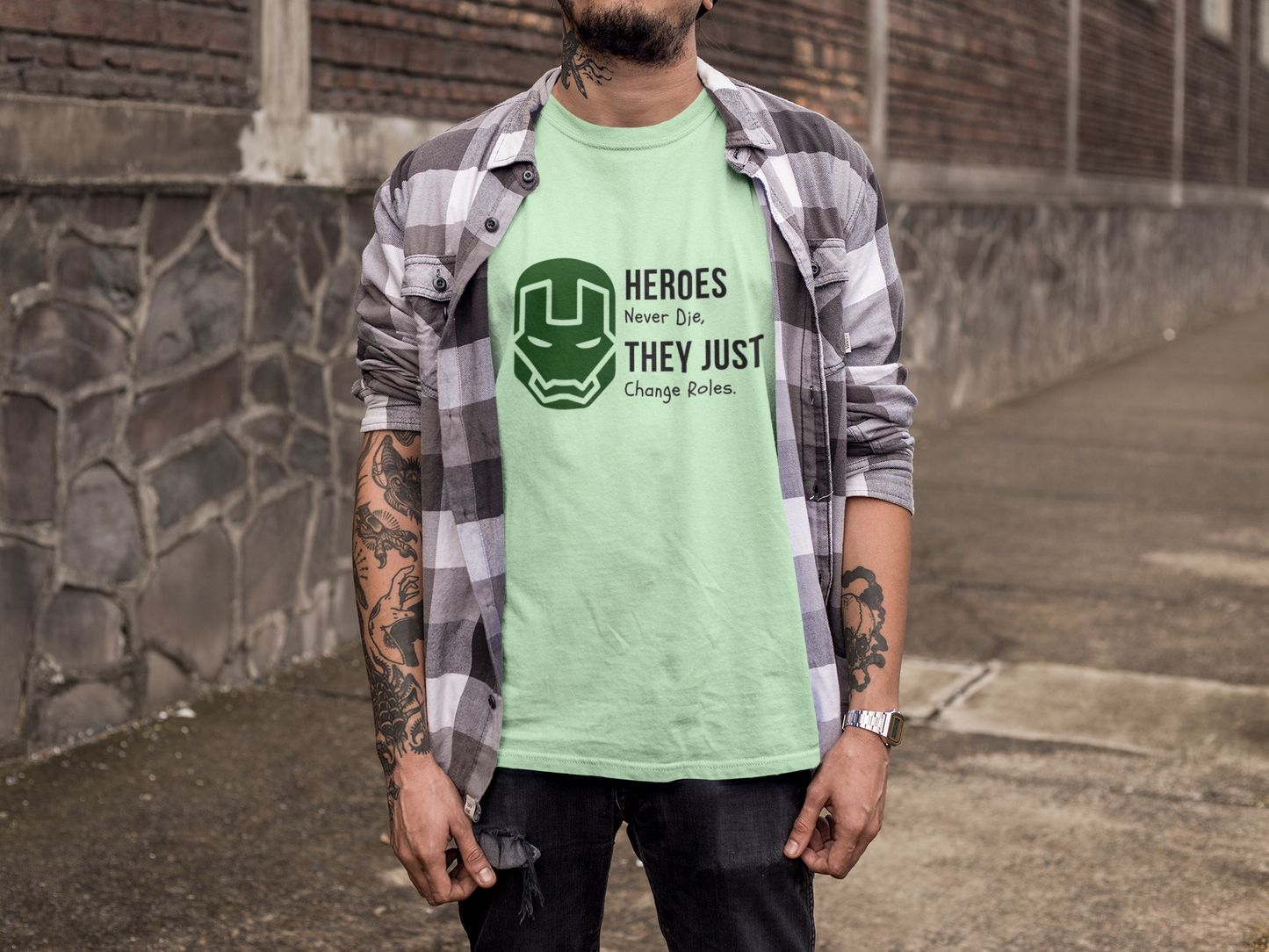 "Hero Never Dies, They Just Change Roles" Unisex T-Shirt